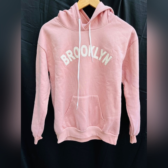 Brooklyn Tops - Brooklyn Pink Hoodie